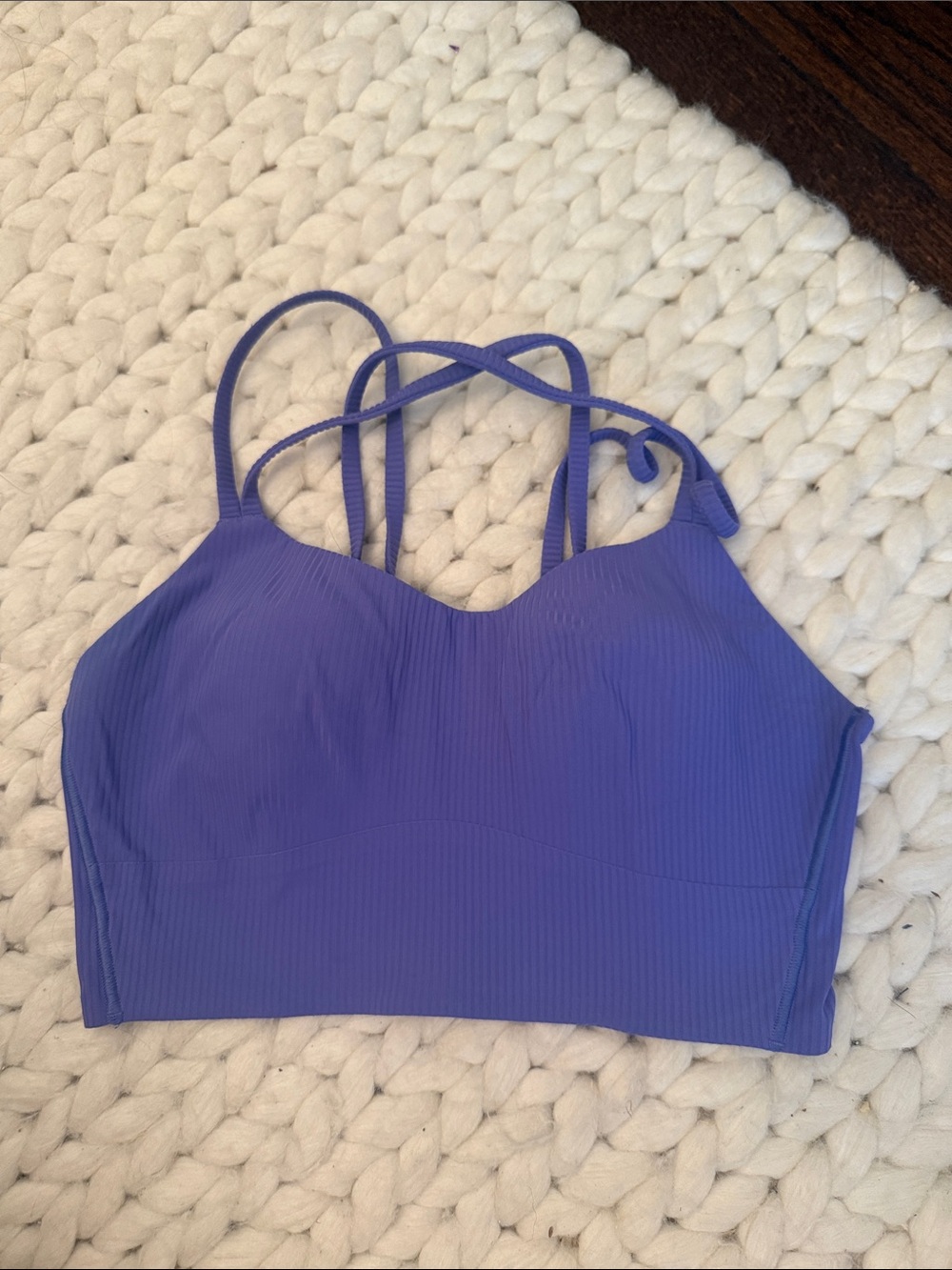 lululemon athletica Purple Strappy Sports Bra SIZE 4
